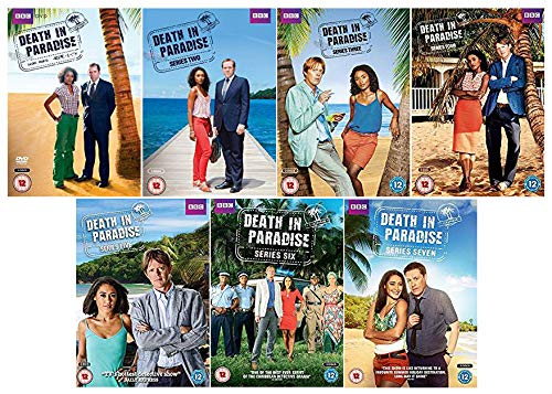 BBC crime drama in Caribbean Death In Paradise Series 1-7 Complete DVD Collection