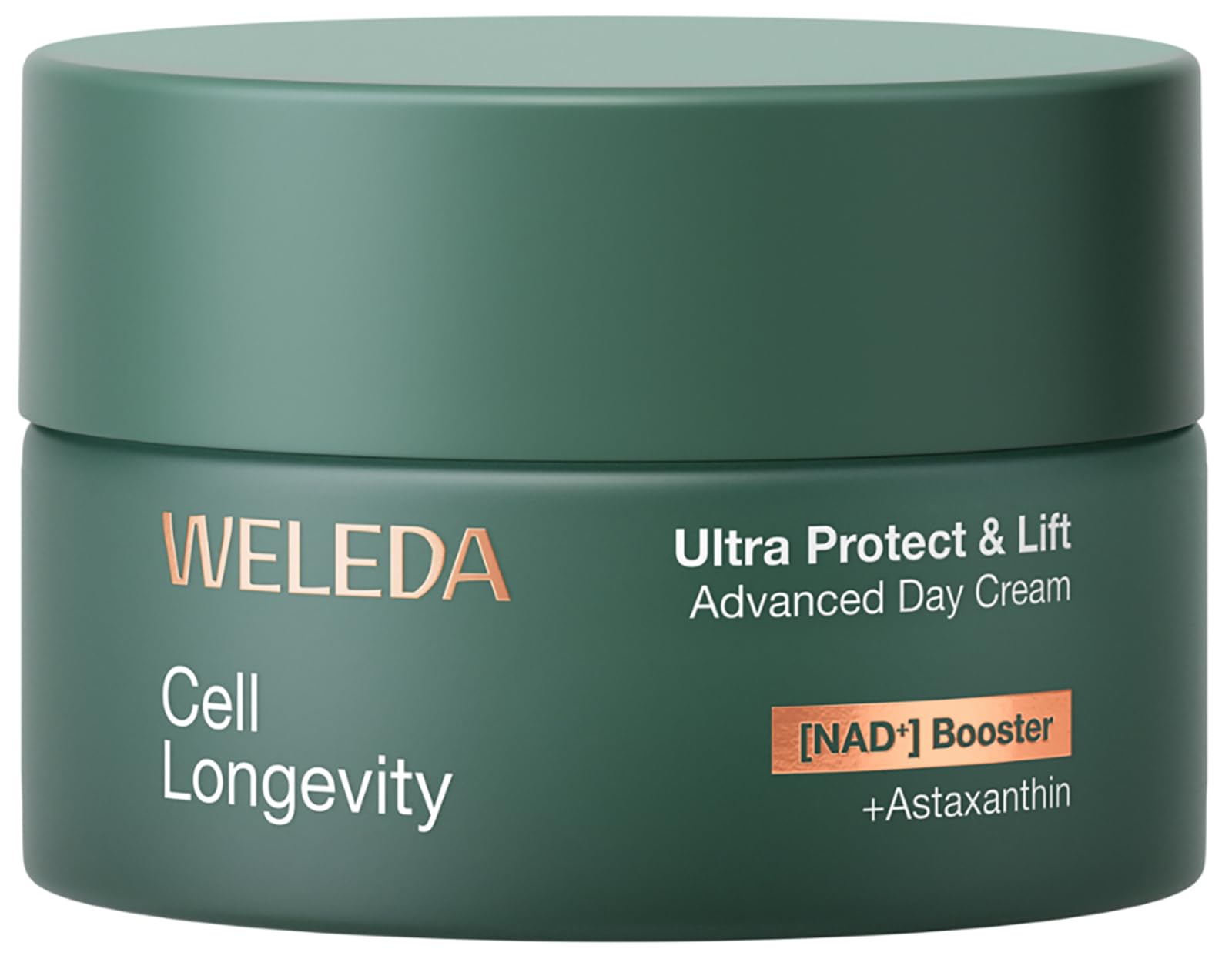 WELEDA Cell Longevity Ultra Protect & Lift Advanced Day Cream - Tagespflege Creme mit [NAD⁺] Booster & Astaxanthin strafft die Haut & schützt vor Hautalterung (Naturkosmetik, vegan, 50ml)