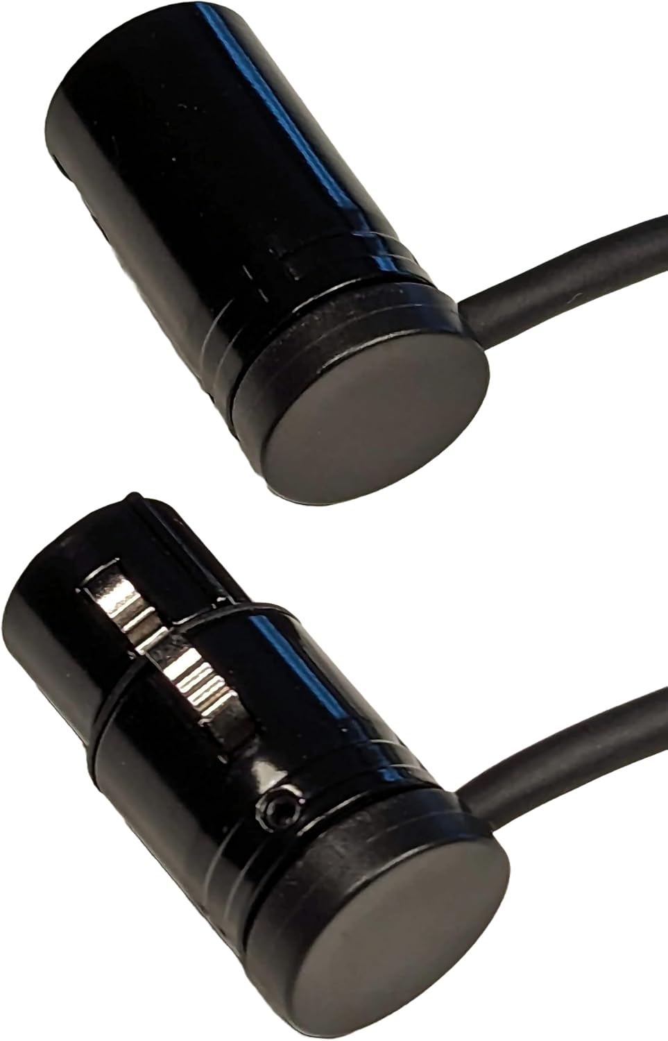 2-Pcs Low-Profile 3-Pin XLR Female to XLR Male Adjustable-Angle Cable for Sound Devices 302, 552, 633, 688, 788T Mixer, Zaxcom, Zoom F8 Recorder and More, Black