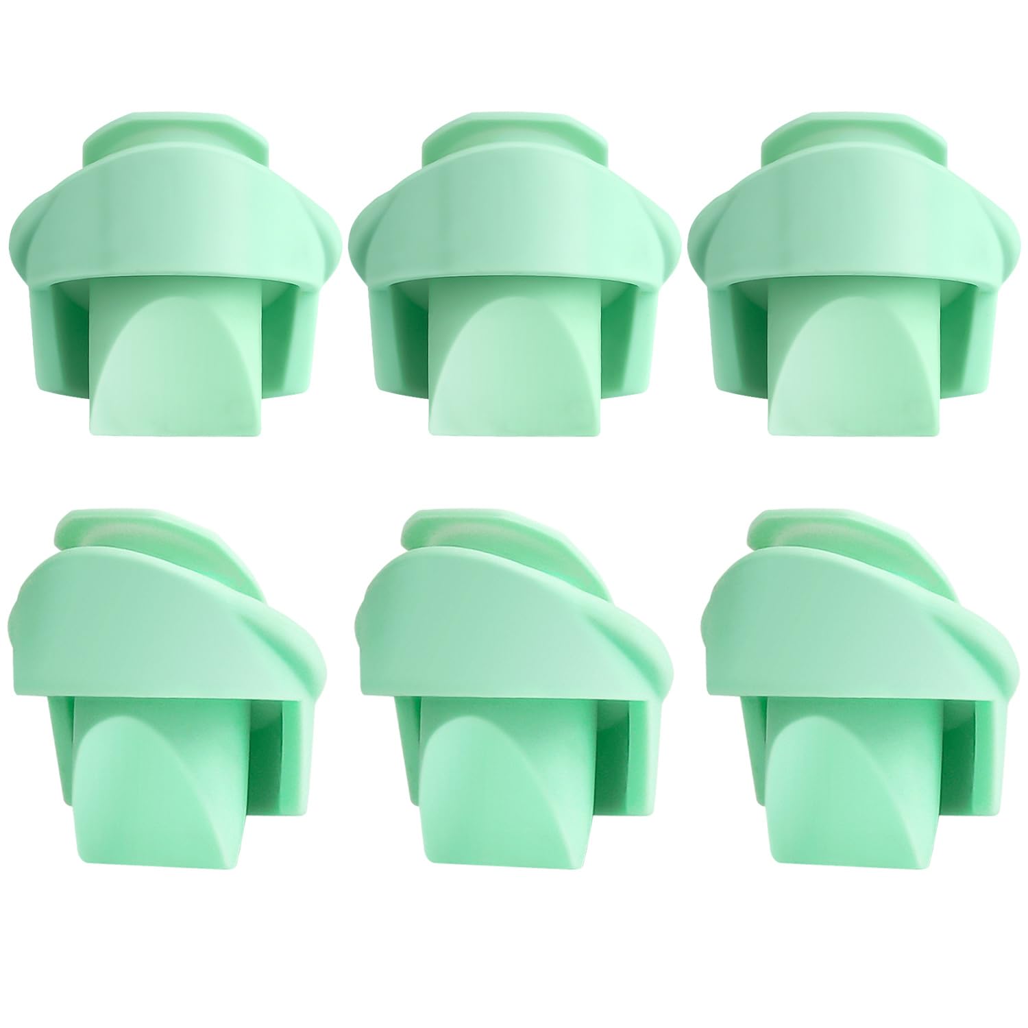 6PCS Duckbill Valves Compatible with Elvie Wearable Breast Pump, Food Grade Silicone Duck Bill Valve Replacement Parts Compatible with ElviePump, Not