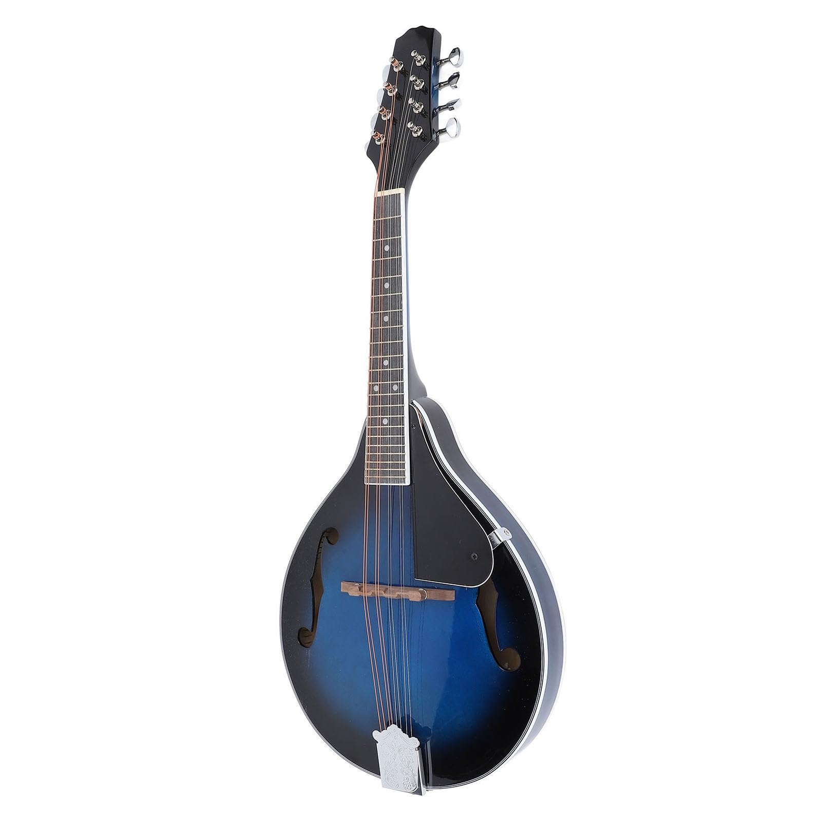 Strumento per Mandolino A 8 Corde, Corpo in Legno di Pesca Stile A, per Registrazioni Folk Bluegrass, Diteggiatura per Esercizi Prolungati, Accordatori Precisi A Ingranaggi Aperti, per