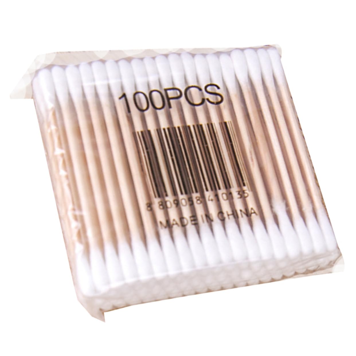 PACKOVE 100Pcs Wooden Cotton Swabs Double Tipped Swabs for Makeup and Cleaning Sturdy Wooden Sticks and Safe for Face Body Precision Pointed Tips
