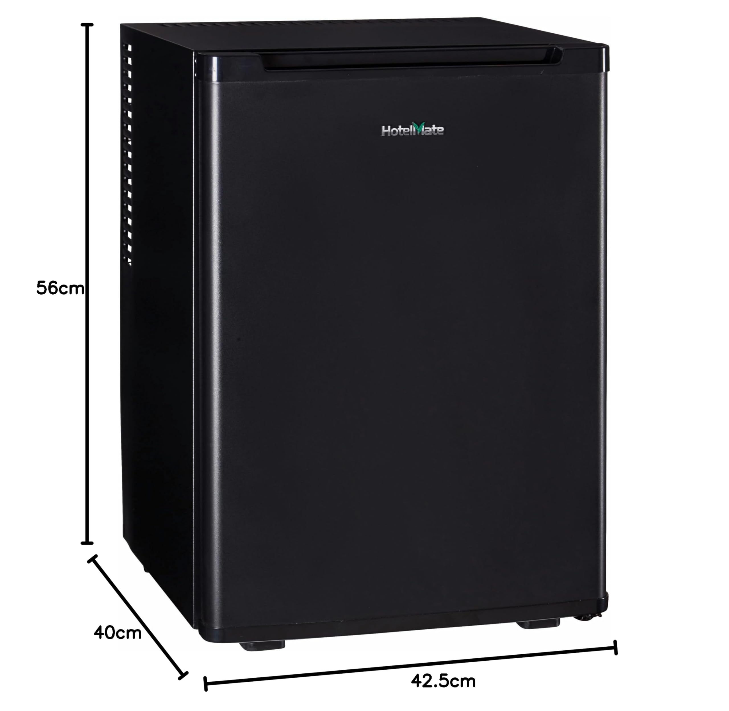 PKM MC40E Mini-Kühlschrank | Semi-Konduktor-Kühlschrank | 56x40cm | 34 Liter Kühlen | 22dB | 77kWh | LED-Beleuchtung