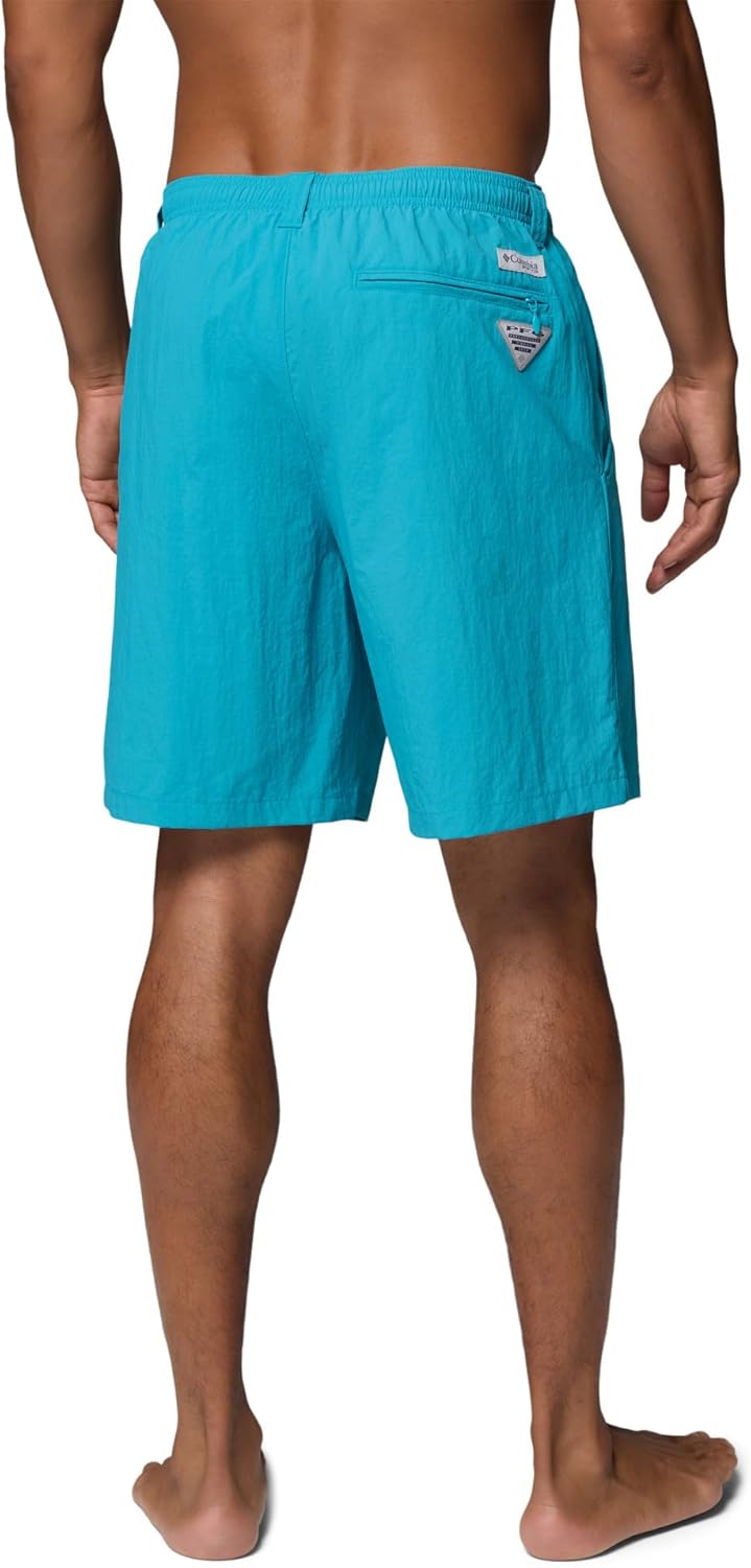 Columbia Men's PFG Backcast IV Quick Dry Swim Shorts, Ocean Teal, Large x 8