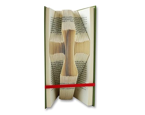 Book folding pattern Christian cross, Church, Pastor gift, folding book art, book folding templates