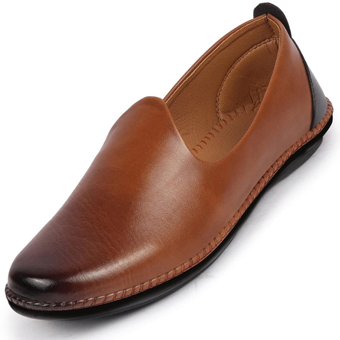 FAUSTO Mens FST 3915 TAN-44 Tan Ethnic Slip On Stylish Stitched Jutti (10 UK) (B08WLVJ63R) Amazon Price History, Amazon Price Tracker