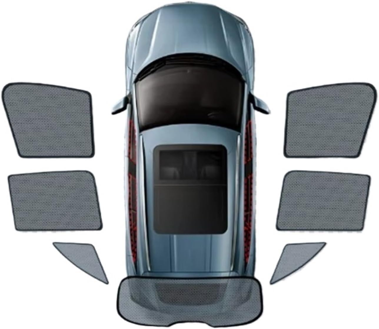 Magnetische Sonnenschutz Auto für BMW X3 G45 (ab2024) 2025 2026, Seitenfenster Sonnenschutz Auto-Seitenvorhänge Autofenster Verdunkelung Vorhang Sonnenblende Hitzeabweisend,G/7pcs