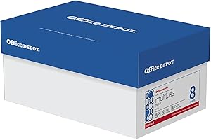 Office Depot(R) Brand 8.5 x 11 Inch White Copy Paper, 500 Sheets...