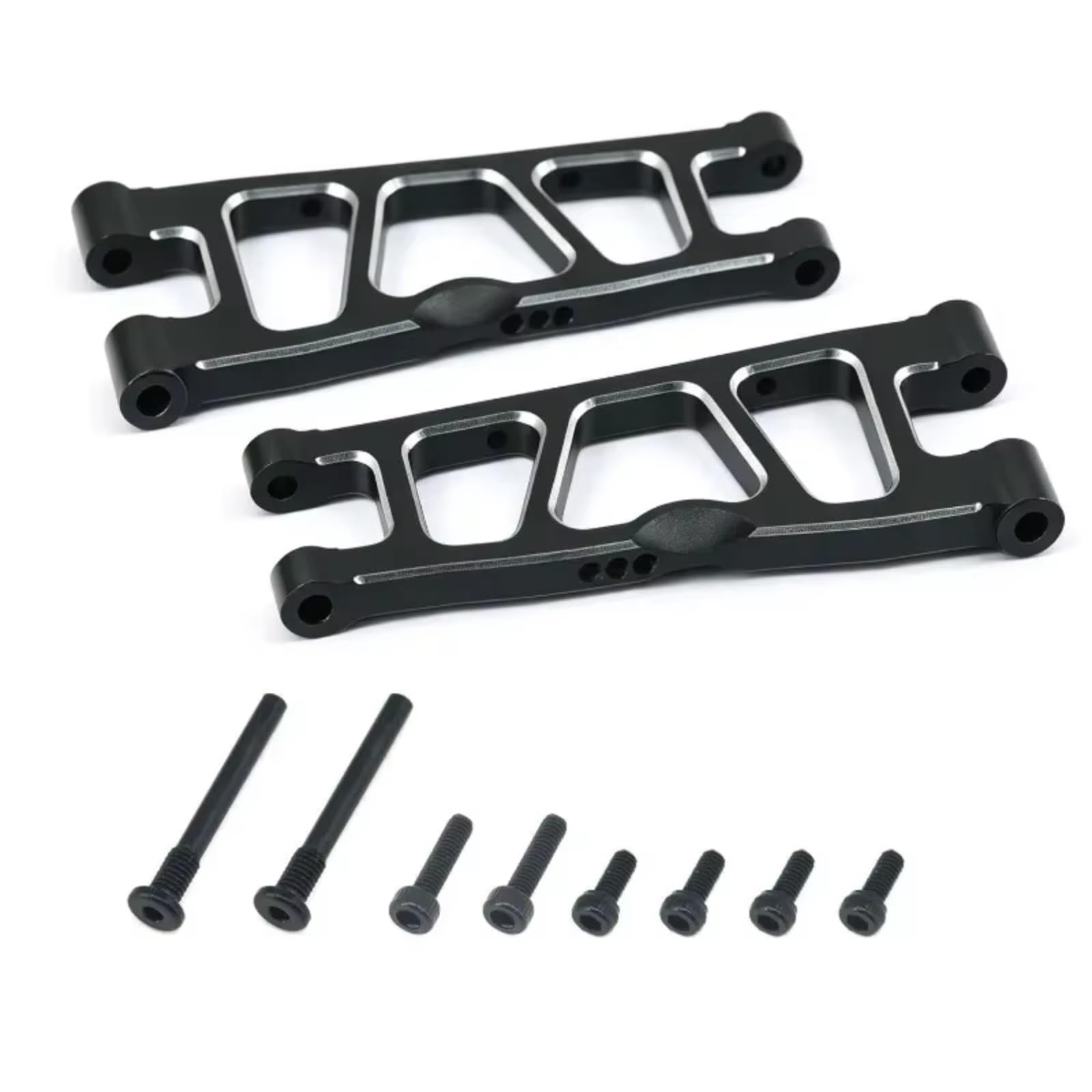 Brazo Inferior Trasero Metal para Arrma para Mini para Kraton 1/16 Control Remoto Actualizaciones Coche Reparación Modificar Piezas Accesorios Piezas para RC