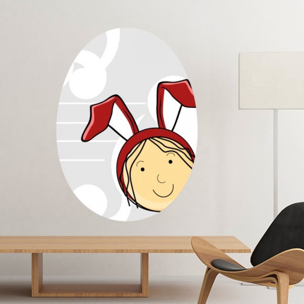 Sticker mural de Pâques chrétien parfait pour décorer une chambre d'enfant
