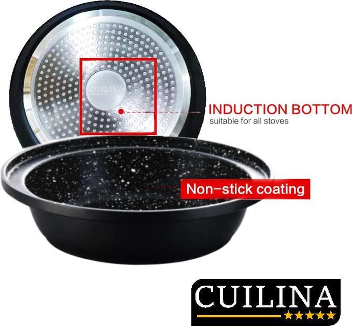 Tajine Ø 30 cm compatible avec toutes les plaques de cuisson, y compris induction.