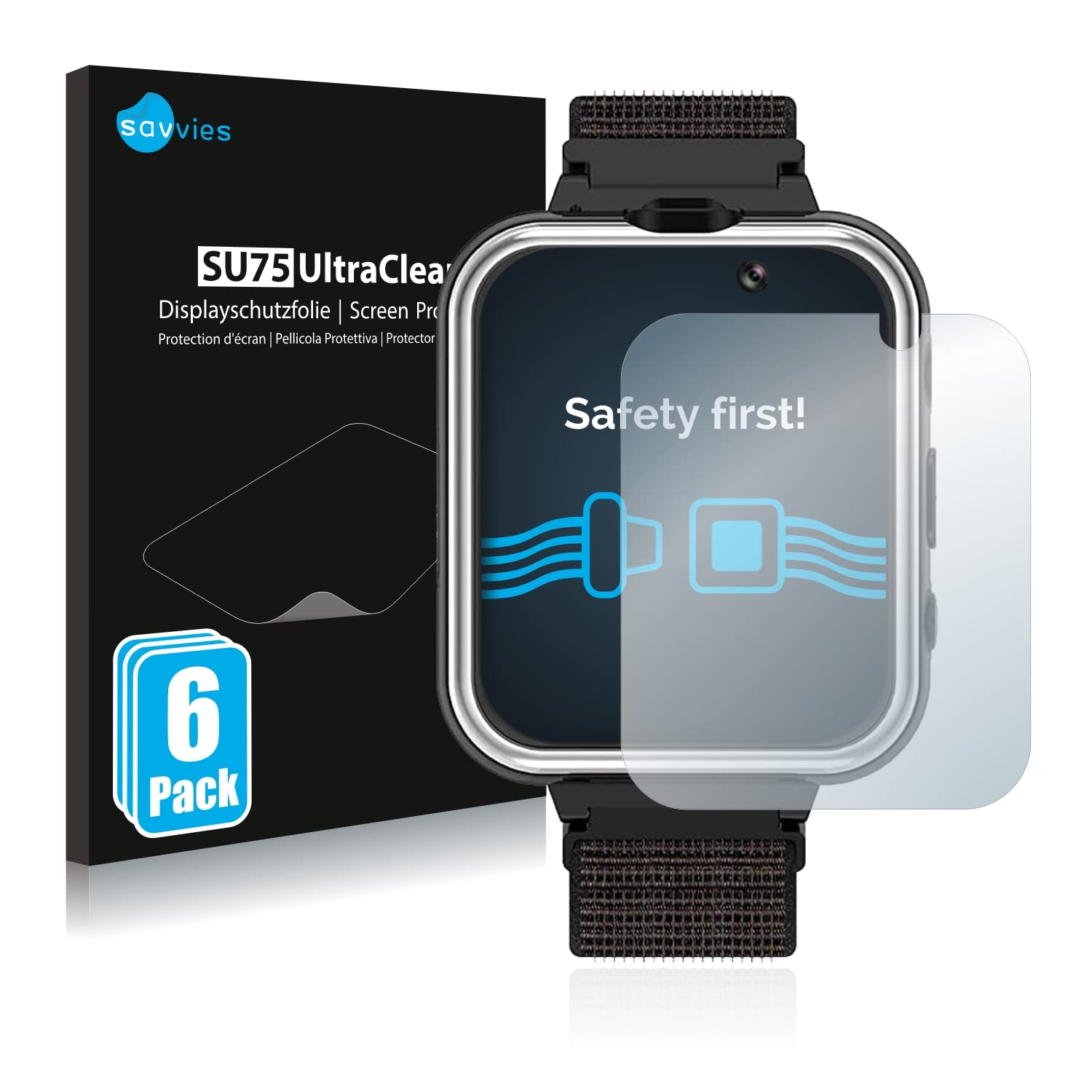 Savvies Screen Protector compatible with Pthtechus X32 Protection Film Clear 6-Pack