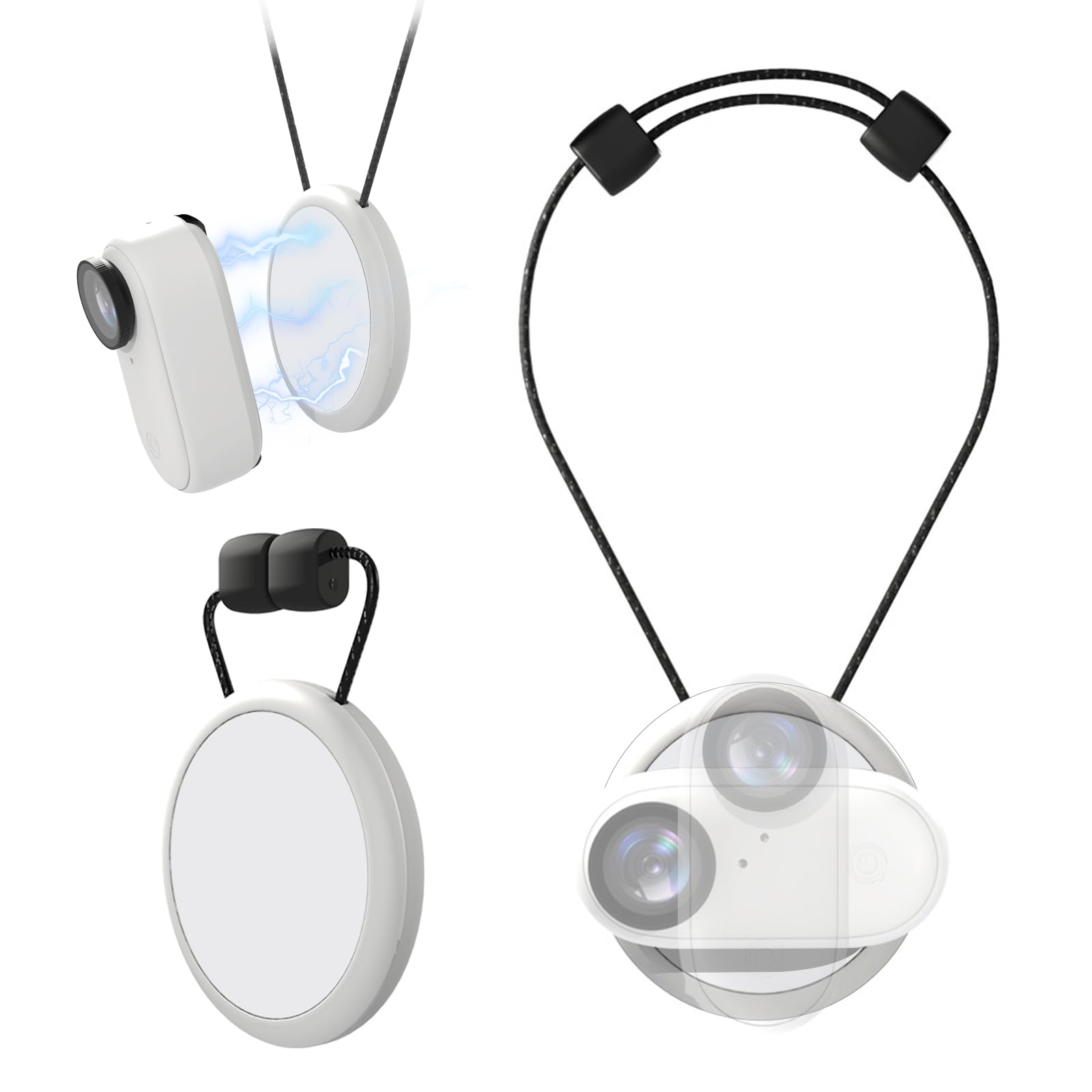 GO出品　ヘッドセット Amazon | PULUZ Insta360 GO 3/GO 3S用 マグネットネックマウント