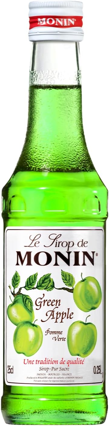 Green Apple Syrup|Cocktails and Mocktails |Pack of 1 (250 ml)
