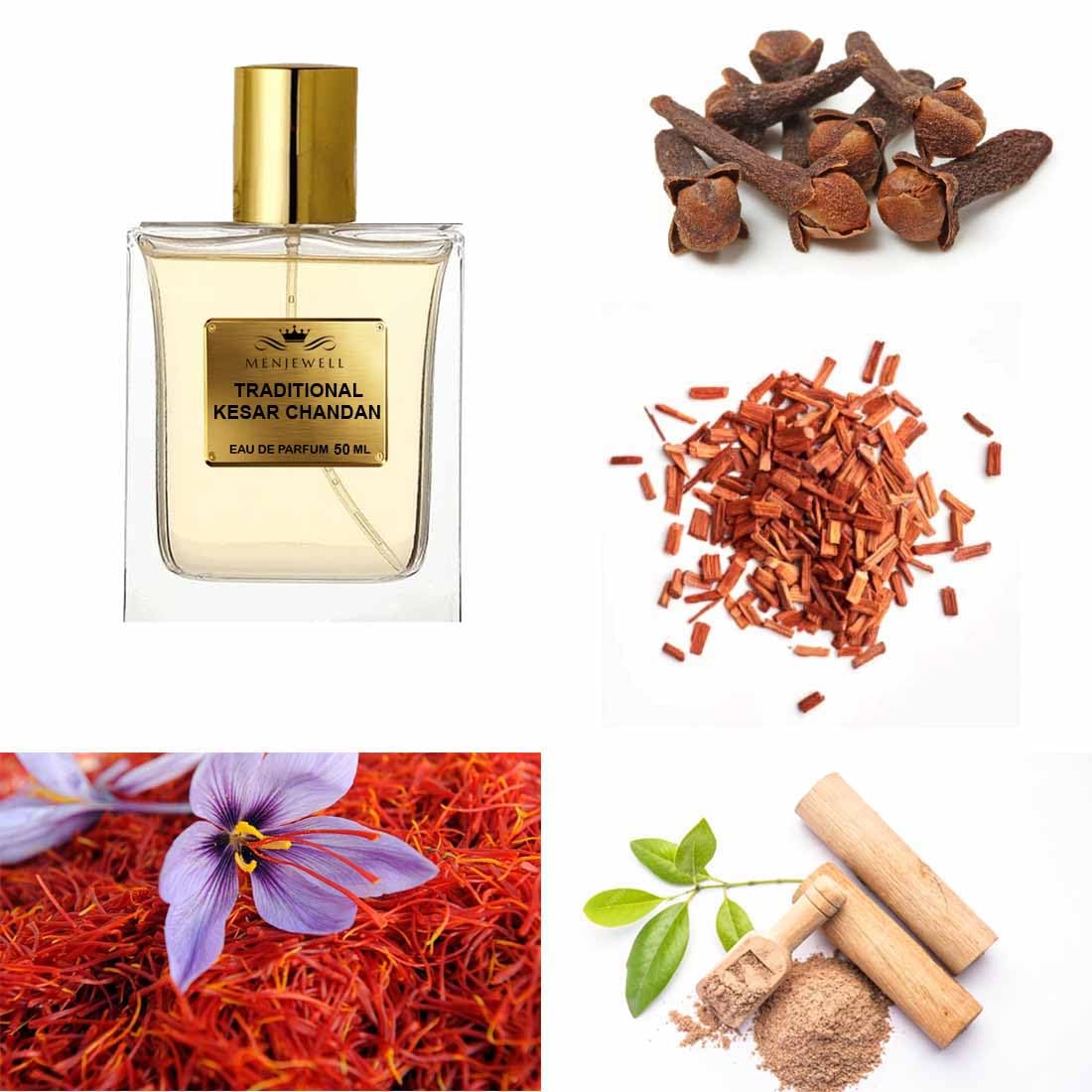 Menjewell Indian Traditional Kesar Chandan Eau De Parfum for Men and WomenPremium Long-Lasting Luxury Perfume Scent for All Occasions, Travel Friendly Perfume, 50ml-image-38