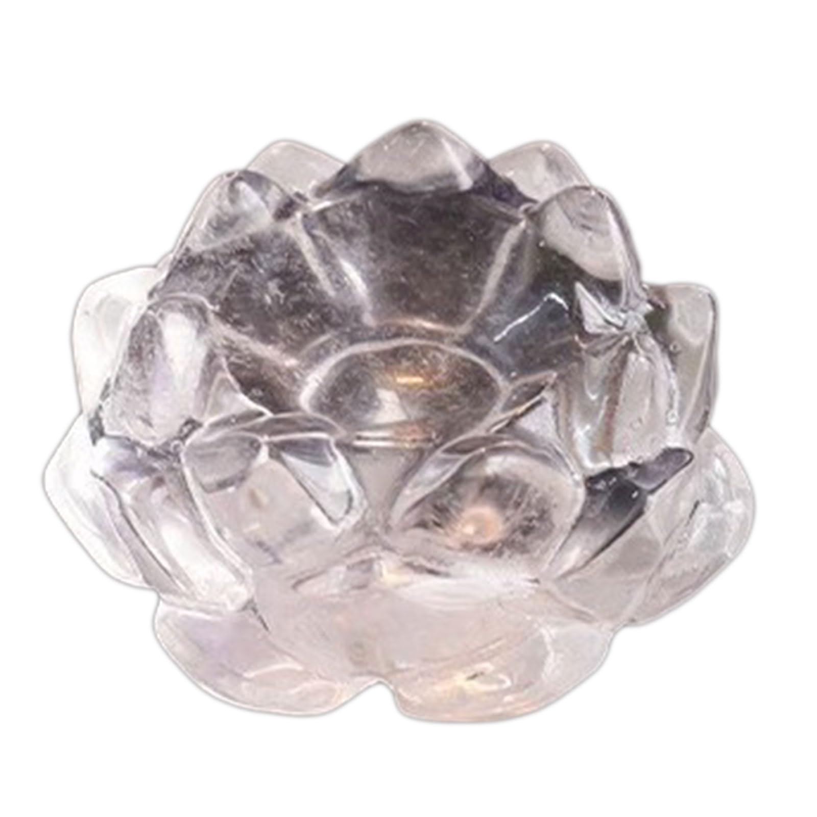 Soporte de Bola de Cristal de Loto de Piedra Natural
