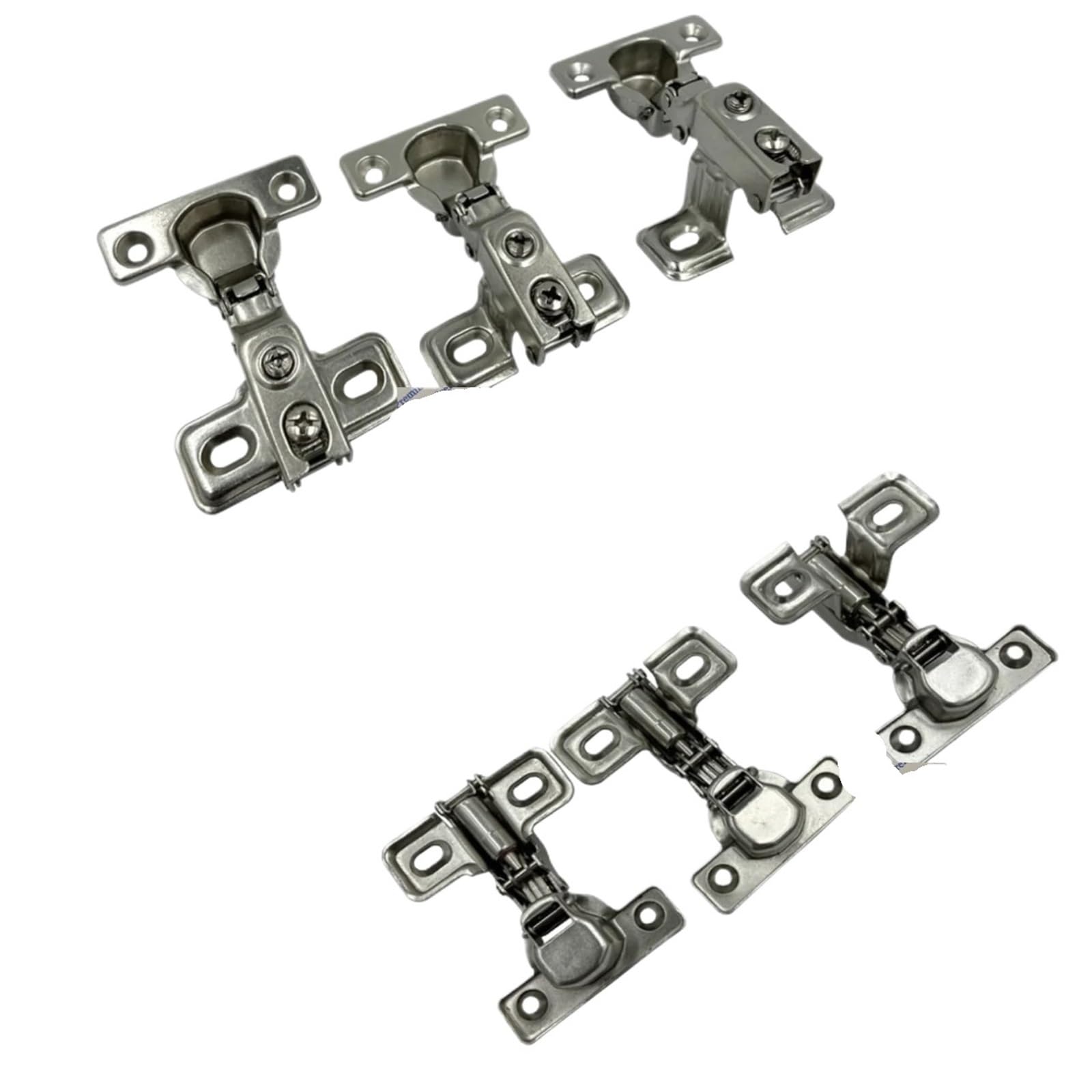 10Pcs 26mm Cabinet Furniture Hinge Door Hinge(Half Overlay)