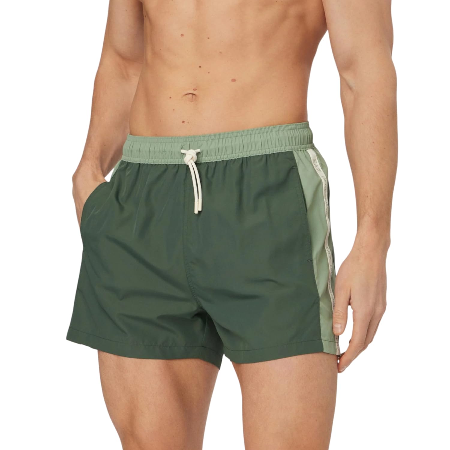 Bañador EA7 Boxer Mare Verde corto de hombre talla M modelo 7M001679-AF21070 5