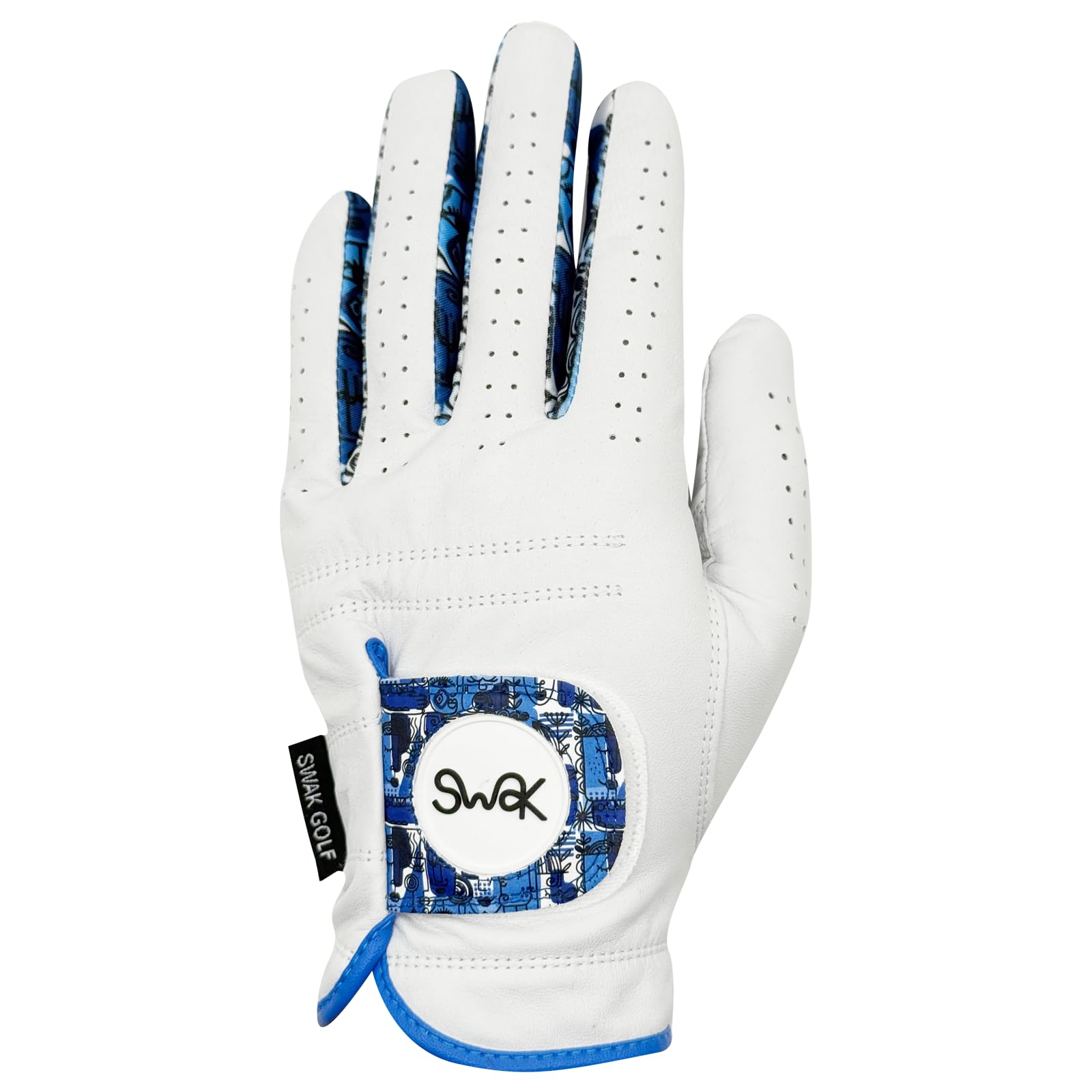 Golf Glove by SWAK - Soft Grip Cabretta Leather Golf Gloves for Right Handed & Left Handed Golfers - Suitable for All Weather