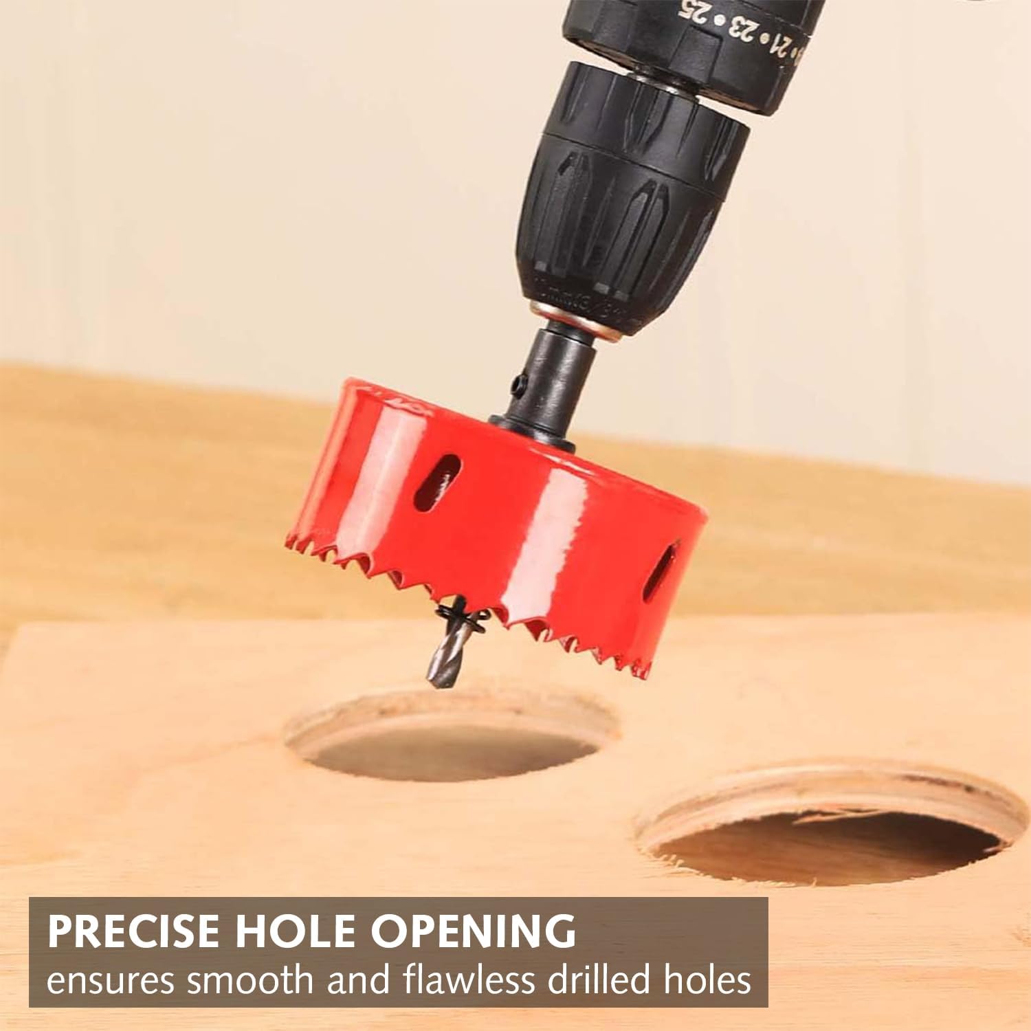 Lochsägen Cutter,Metall Lochschneider,Schneller Schnitt Qualität Lochschneider Bohrer,Glatte schnelle Schneiden,für Holz, Kunststoff, UPVC, Fiberglas und Gipskart
