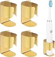 Vista 10 de Soporte de pared para cepillo de dientes eléctrico, organizador de baño autoadhesivo de acero inoxidable 304 para cepillo de dientes eléctrico