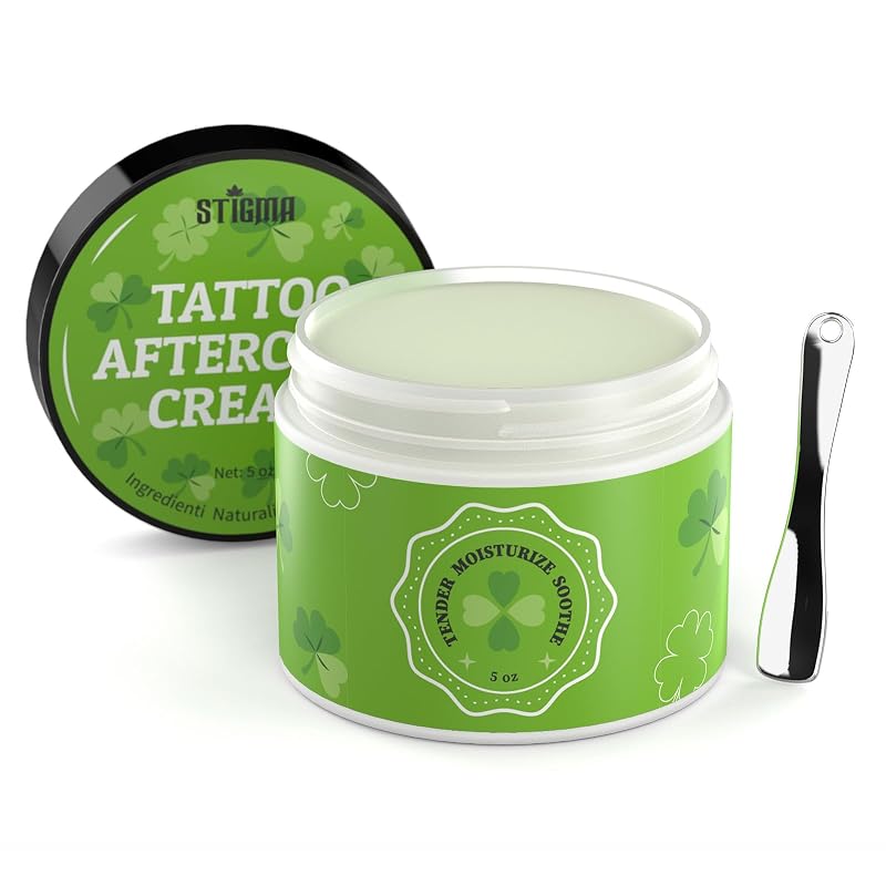 STIGMA Creme e bálsamo para cuidados pós-tatuagem com fragrância de menta, 141 g