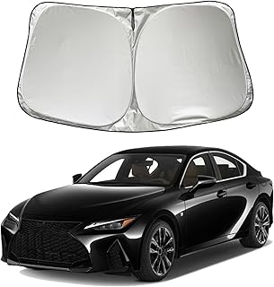 Car Windshield Sun Shade Sunshade Compatible with Lexus IS250 is 350 F Sport IS350 IS300 IS460 is 250 300 Sedan 2025 2024 2023 2022 2021-2014 Accessories, Car Front Window Sun Shield Visor