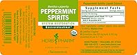 Vista 1 de Herb Pharm Certified Organic Peppermint Spirits Liquid Extract Digestive System Support* Blend with Essential Oil - 1 Ounce (Pack of 2)