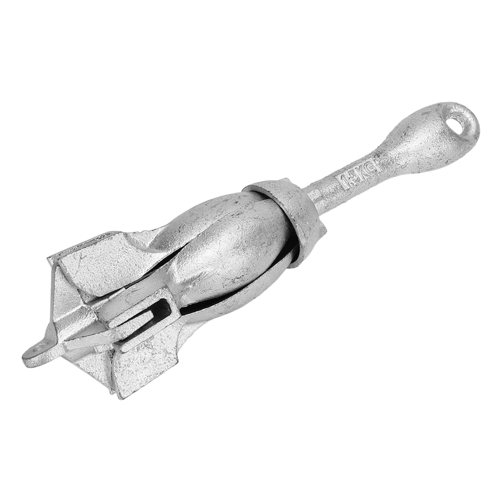 Universeller Bootsanker aus Kohlenstoffstahl Klappanker 5kg/3 31lb mit 20m Seil Marine Kajak faltbarer Grapnel für sicheren Halt auf See Fluss und Seegrund