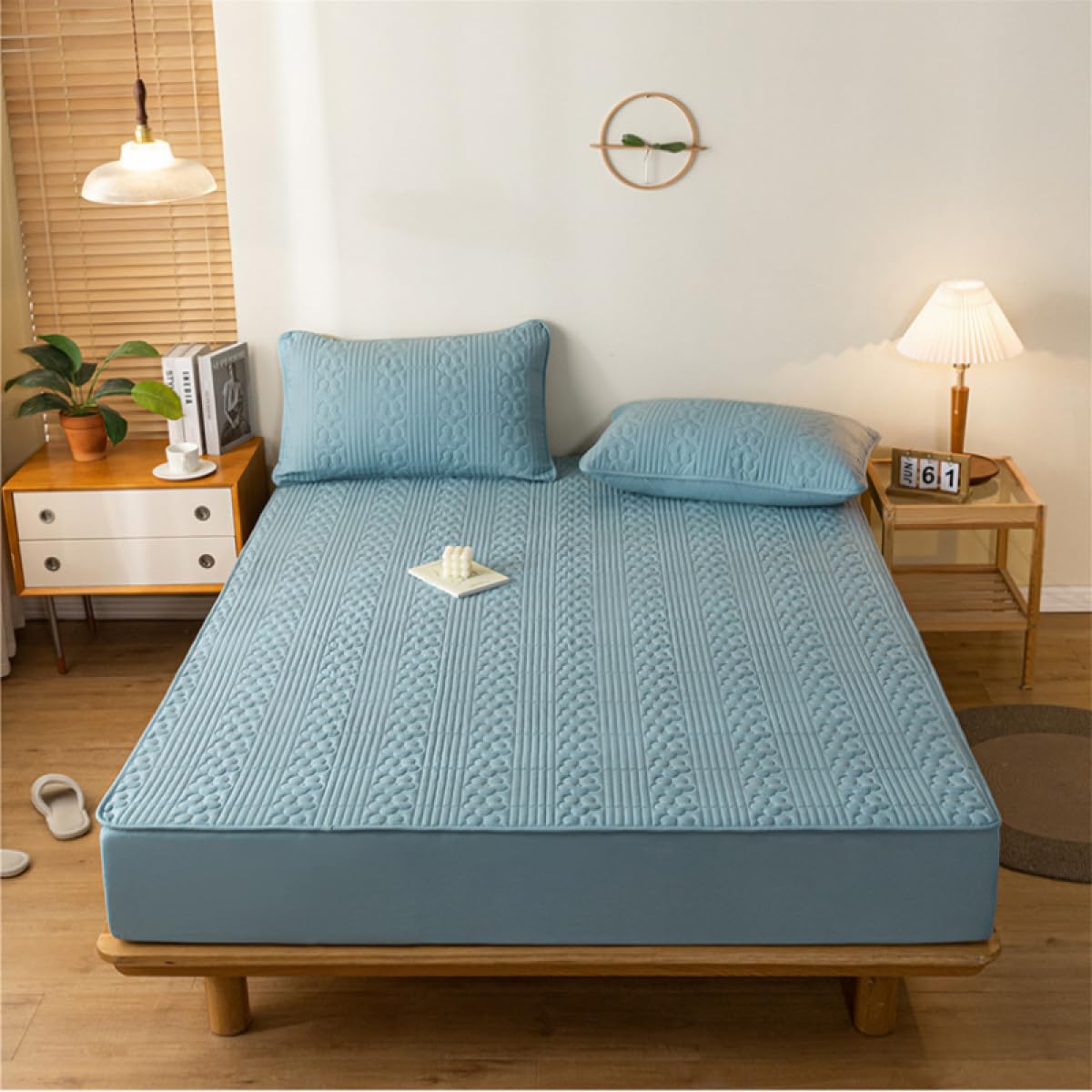 Housse de matelas respirante et douce pour la peau barrière anti-poussière quatre saisons
