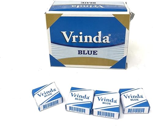 Vrinda Blue Squares Caja de 48