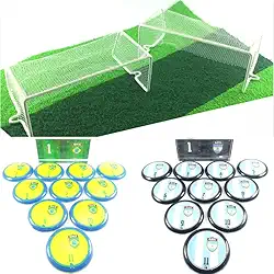 2 Times + traves - Futebol de Botão - Vidrilha 45mm - BRA x ARG