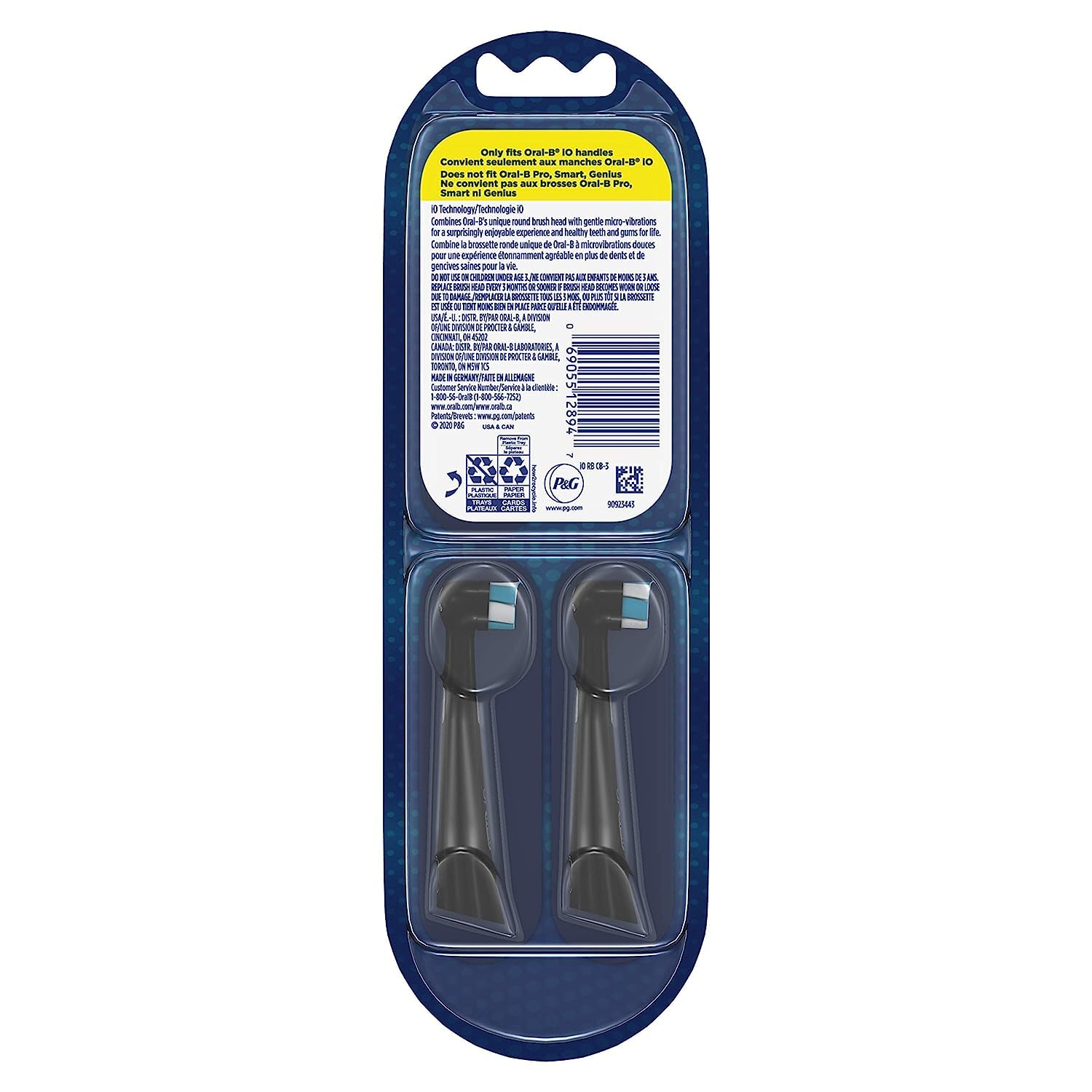 Oral-B Cabezales de cepillo de repuesto iO Ultimate Clean