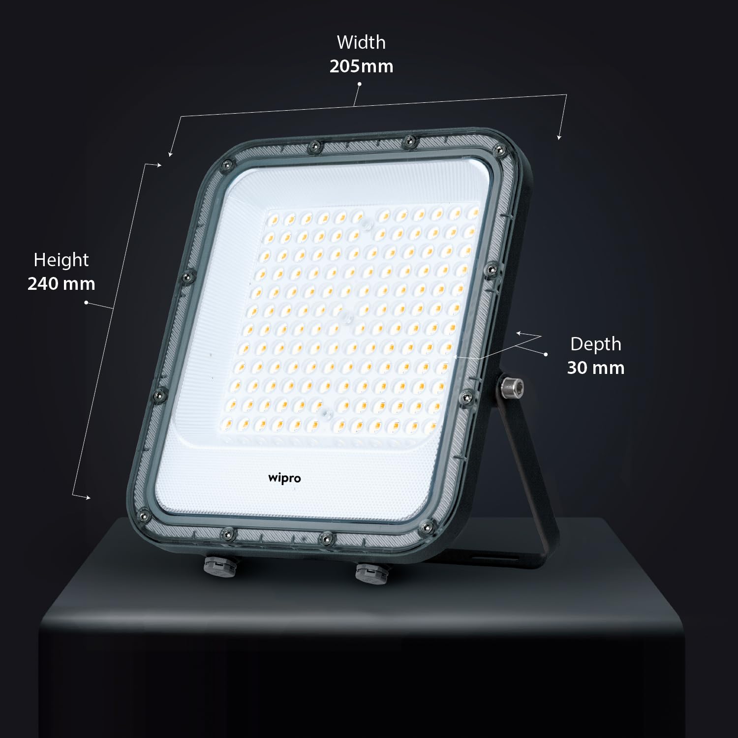 Wipro 100W LED Flood Light - Waterproof Outdoor -6