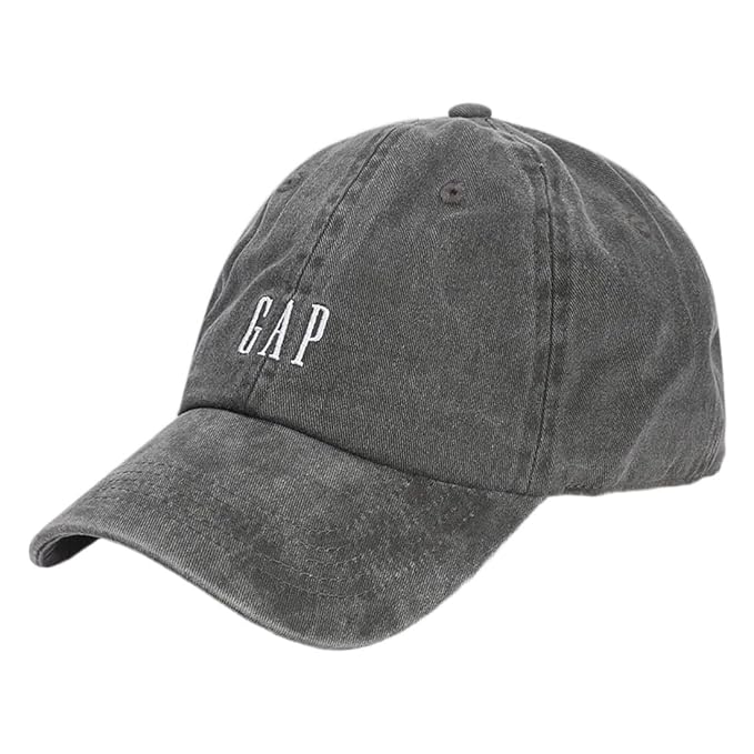Gap Men Solid Baseball Cap with Embroidered Logo