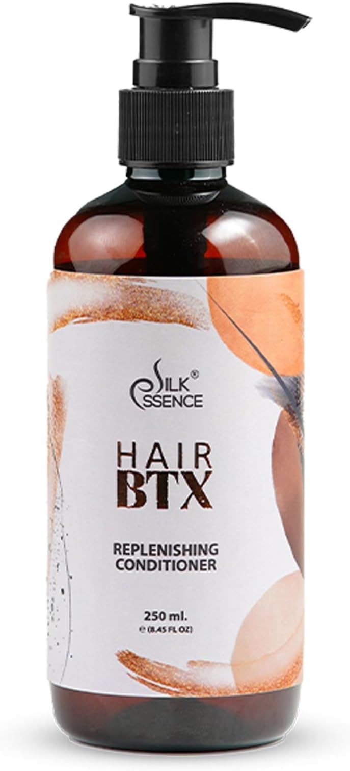 SILK ESSENCE Hair BTX Replenishing Conditioner for Men & Women (250Ml, Pack Of 1) / For Unruly Damaged Hair/Nourishes & Damaged Hair/Silicone & Paraben Free