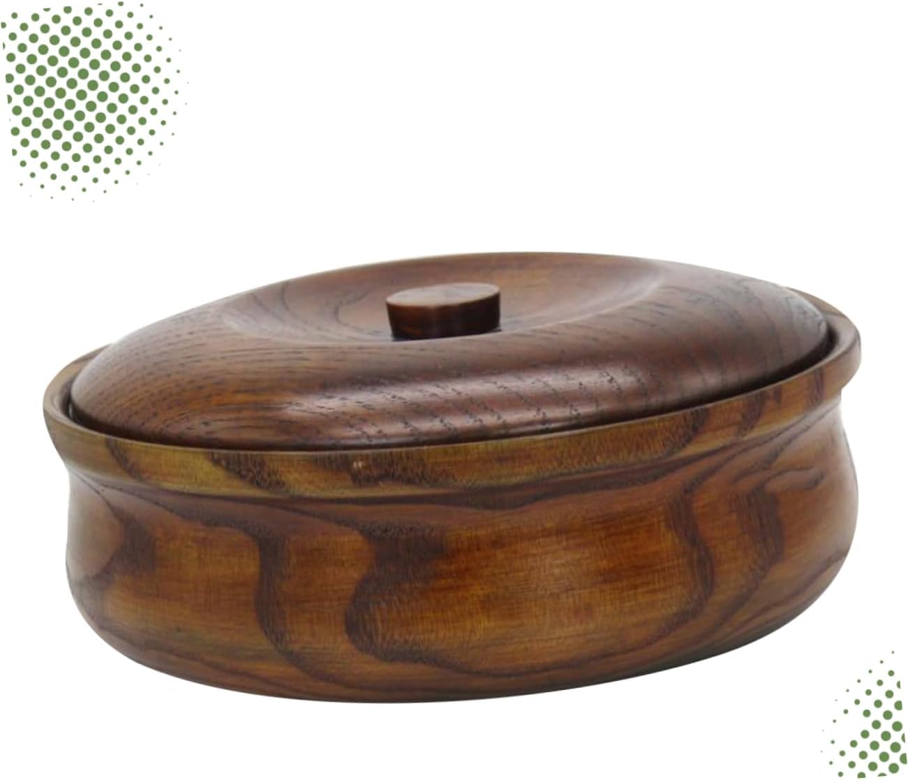 HOMSFOU Tisch-Flaggenmast Aus Holz - Elegante Dekoration Für Büro & Meetings