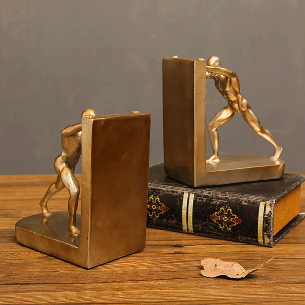 Apoya Libros Sujetalibros Sujetalibros Retro con Personalidad, sujetalibros Creativo, práctico, clásico, a la Moda, para decoración del hogar y la Oficina, Regalos Sujeta Libros Soporte Libros