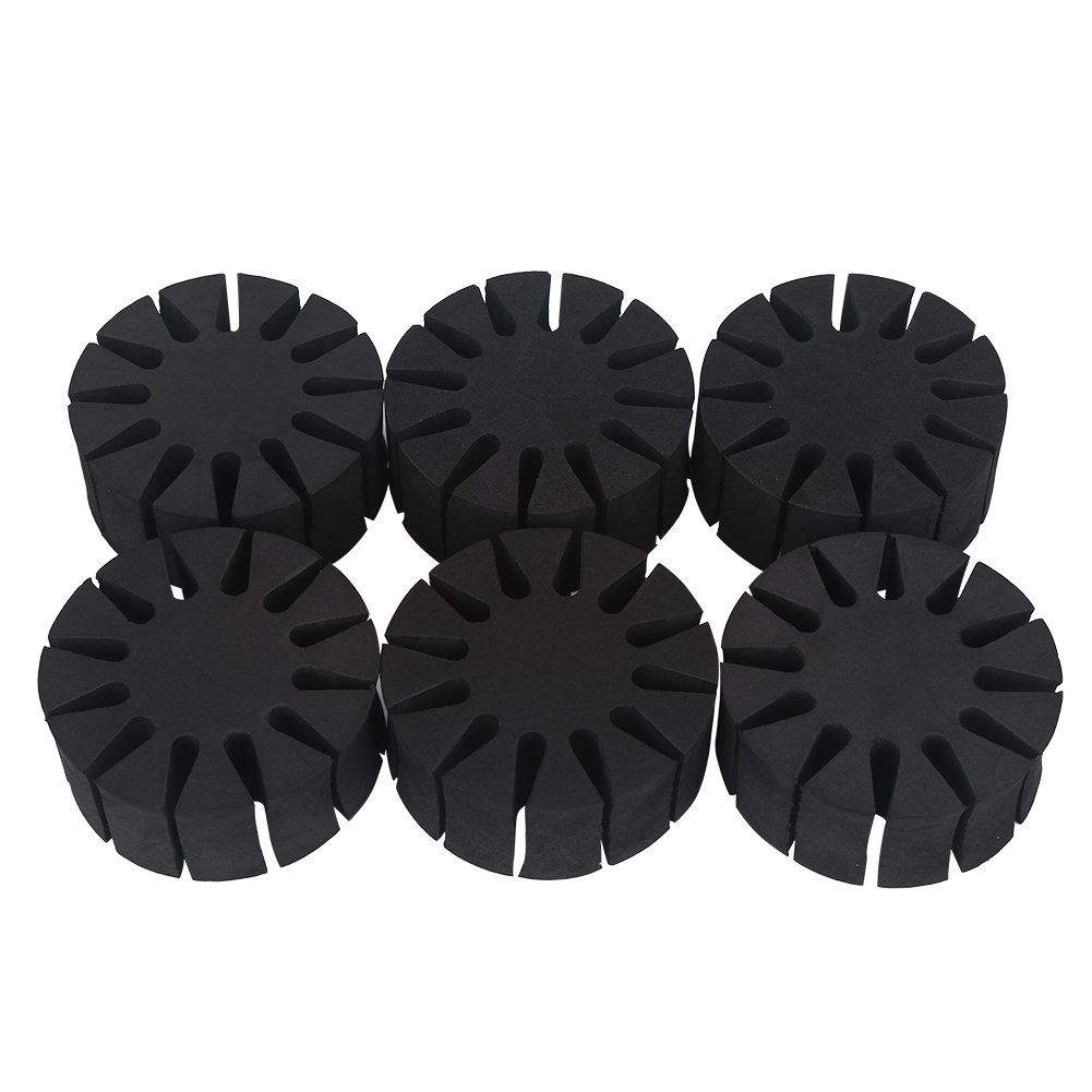 6 Pcs EVA Foam Arrow Separator Holder Portable Round Arrow Protection Holder Gear Tool Hold 12 Arrows