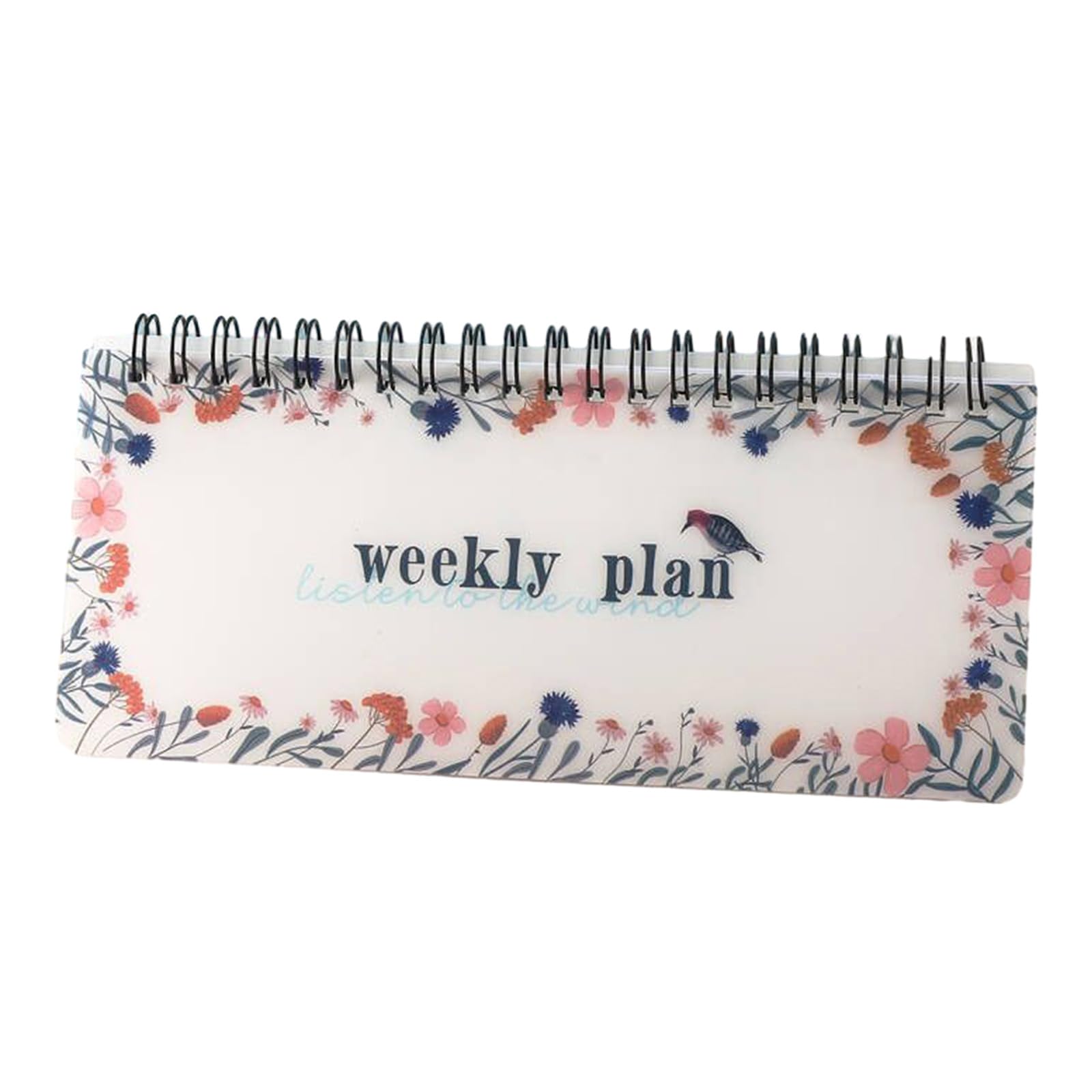 Weekly Planner with Tearable Page Twin-Coil Binding Undated Weekly Planner Notebook Appointment Diary for Women Men Home Schedule Book