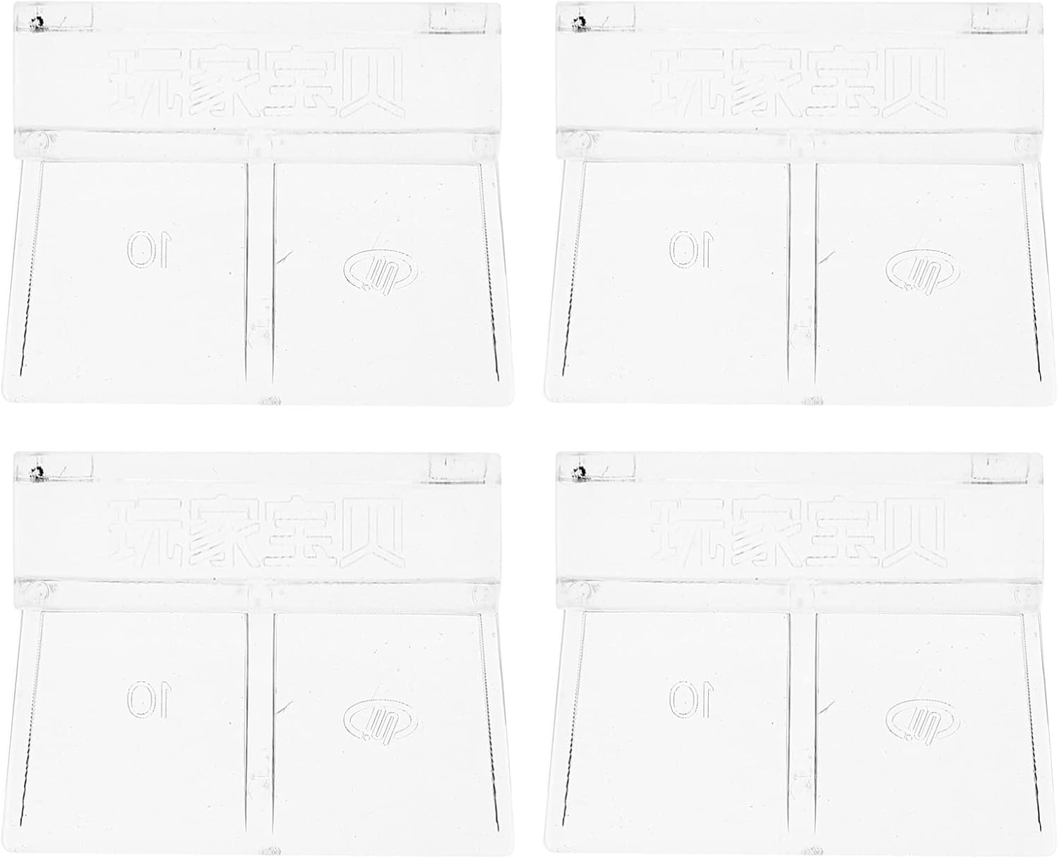 Ipetboom 4pcs Fish Tank Cover Bracket Rimless Aquarium Lid