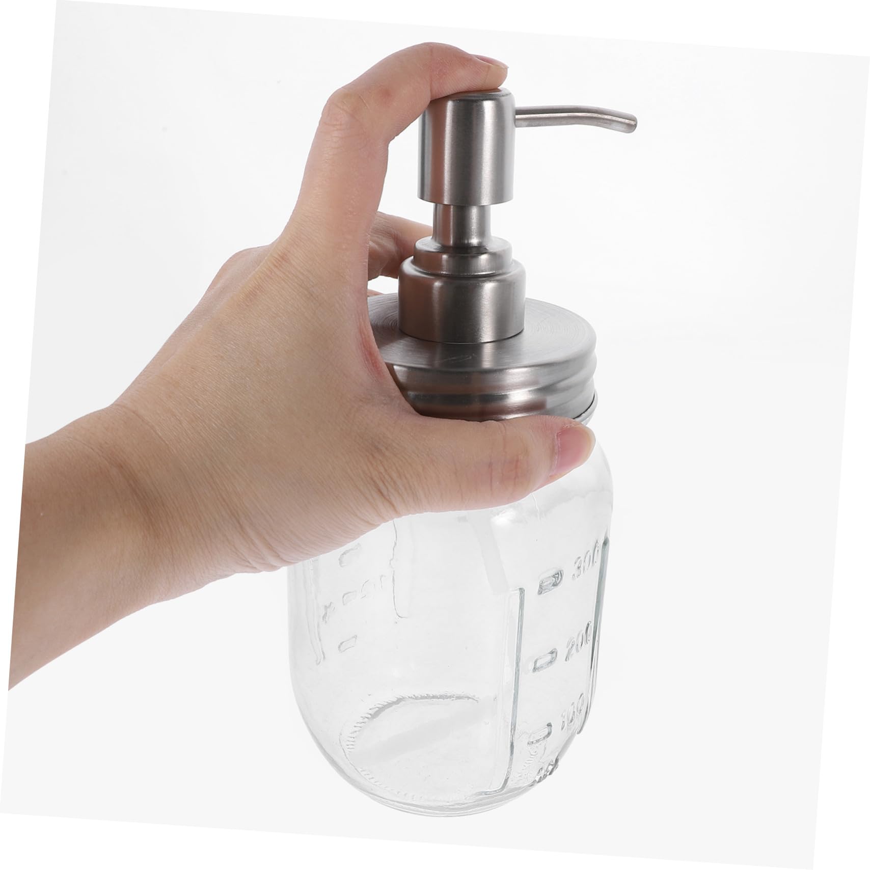 Conjunto Accesorios Baño 5 Piezas Tarros de Vidrio | Abs y Acero Inoxidable, Almacenamiento Portátil, para Baño y Obsequio de Inauguración