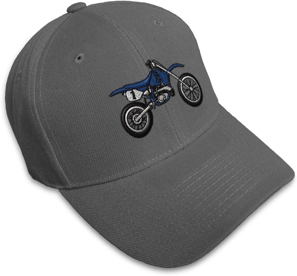 Speedy Pros Baseball Cap Dirt Bike Blue Embroidery Cars & Transportation Hats for Men Women