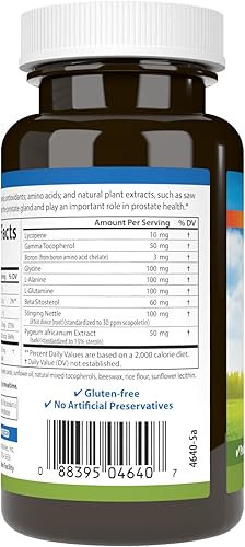 Miniatura 3 de Carlson - Próstata Nutra-Support, con palma enana americana y ortiga, apoyo de próstata, salud reproductiva y salud masculina, 60 cápsulas blandas