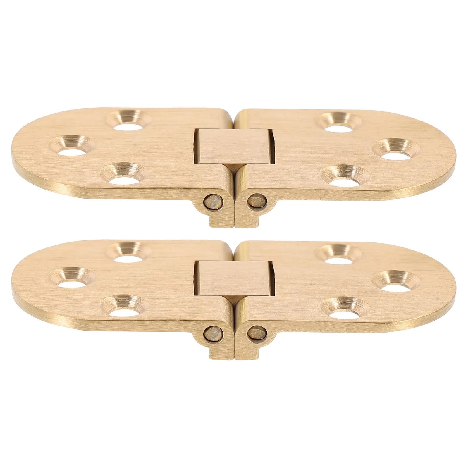 1Set Folding Flips Hinges Brass Table Flap Hinges Resistant for Sewing Machine