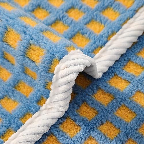 Miniatura 4 de vctops Fundas para sofá de vellón sherpa, con patrón de cuadros bohemios, antideslizante, funda de sofá modular suave y mullida, protector de