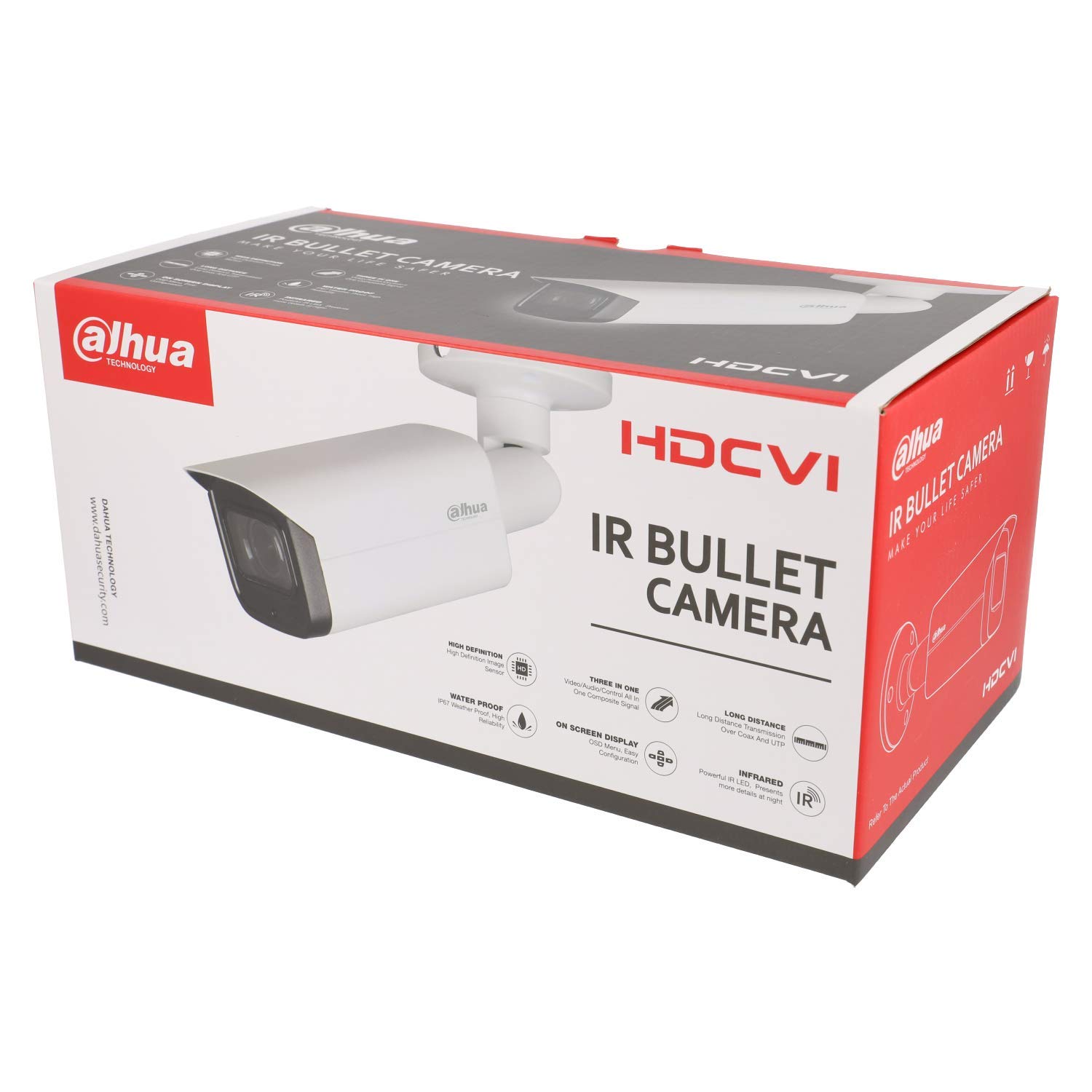 Dahua Camera HAC-HFW2501TPZ 5MP IR 80m - Varifocale Motorizzata 2,7-13,5mm, IP67, WDR 120dB - 4
