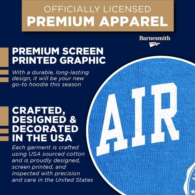 Barnesmith Hooded Sweatshirt, Unisex, Cotton/Poly Blend, Heritage Logo - Image 4