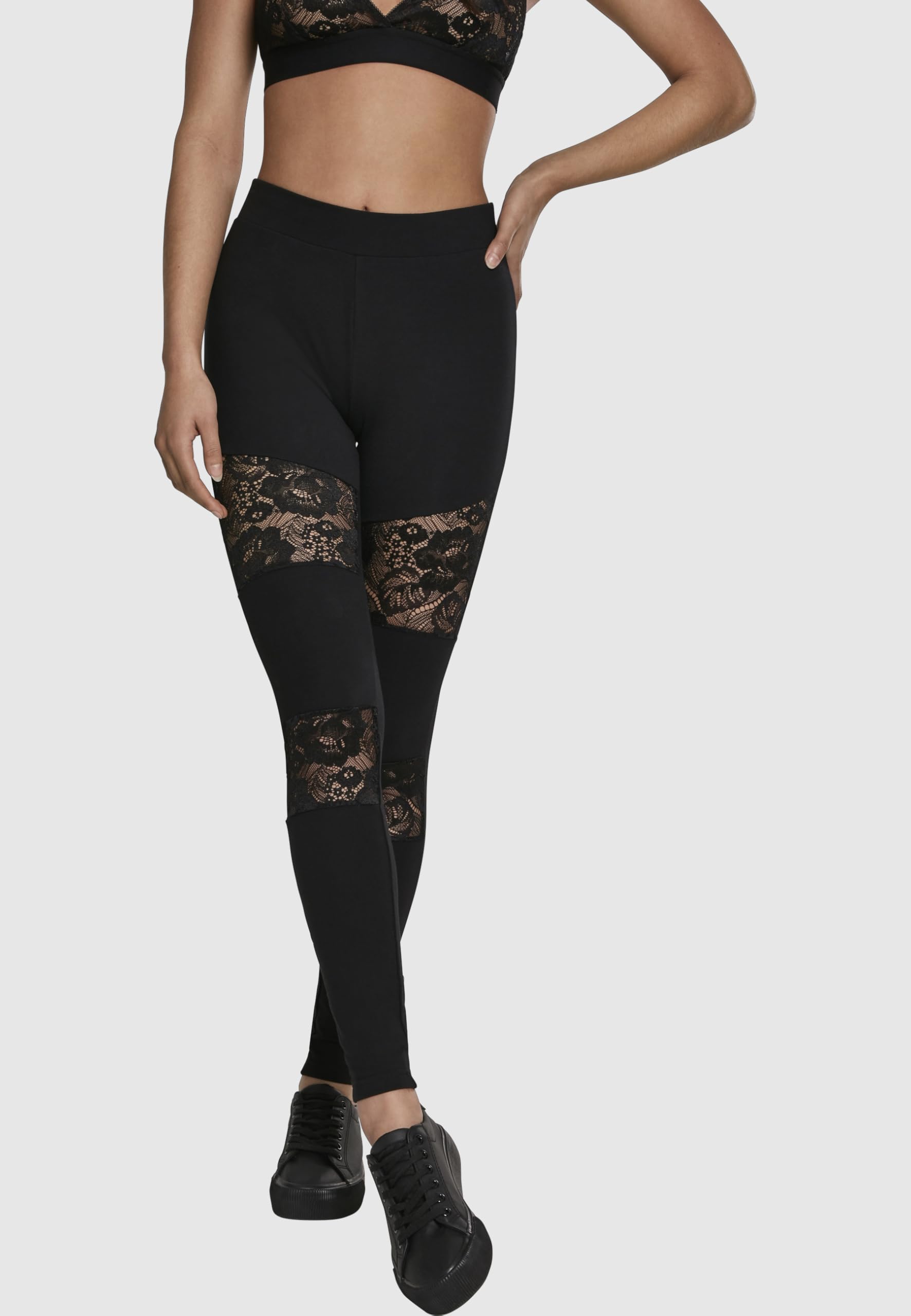 Urban Classics Damskie Legginsy, Czarny