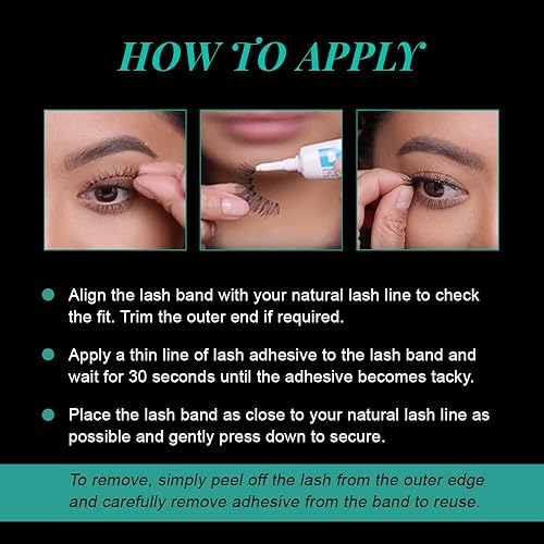 Miniatura 4 de Ardell Paquete de 4 Natural 101 Demi Black